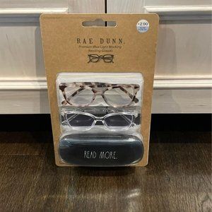 2-Set Rae Dunn Blue Light Blocking Eye Glasses 0.0